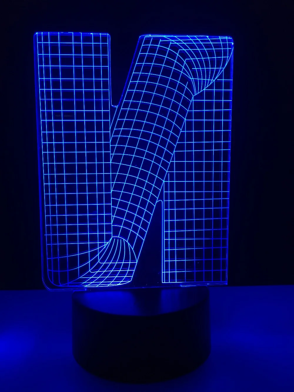 spesifikasi Amroe 2018 Creative 3D Lampu Alfabet Huruf N 7 Warna Mengubah Meja Meja Malam Ringan Rumah Bar Dekorasi Tahun Baru hadiah untuk Anak