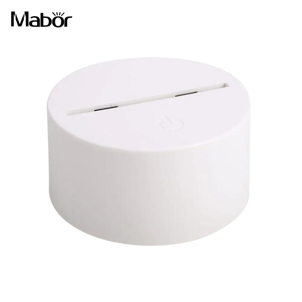 1 шт. Mabo 0,5 Вт 3D лампа база 10 светодиодный светильник современный ночник держатель лампы домашний дисплей светильник