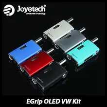 Original eGrip Joyetech eGrip VW 20 W Vape Kit 1500 mAh OLED OLED Modo VV/VW MOD y 3.6 ml Atomizador Tanque cigarrillo electrónico Incorporado