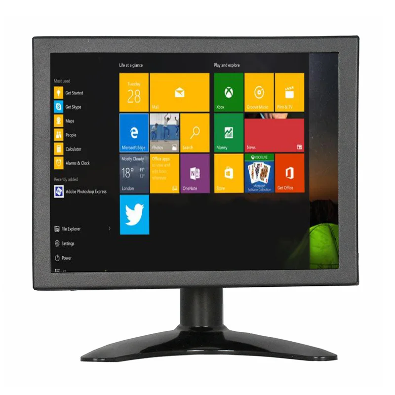 

HD Monitor 8" TFT LCD Touch Monitor 1204*768 VGA BNC Video Audio HDMI Input for PC, CCTV Security Camera Cam,VCD,DVD