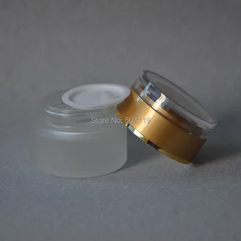 

20g frosted glass cream jar cosmetic container,,cream jar Cosmetic Packaging,glass bottle