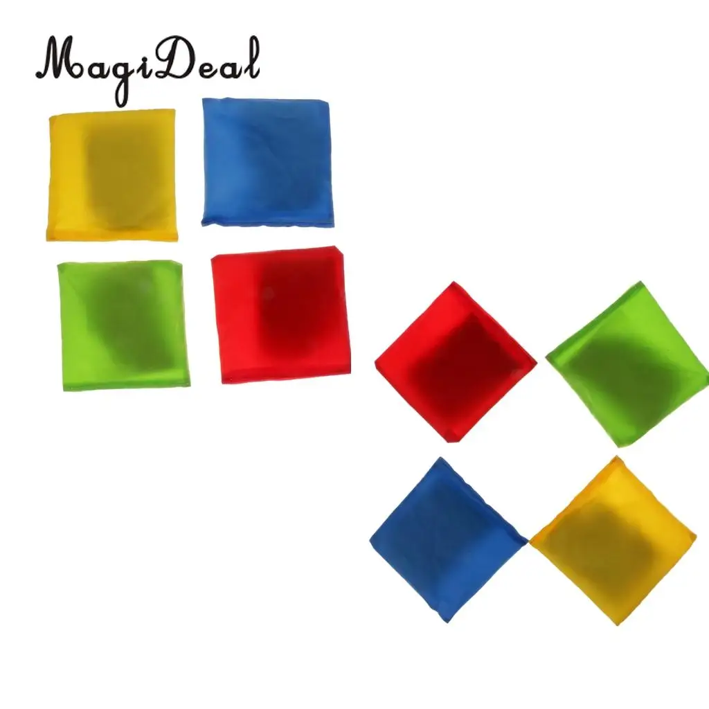 MagiDeal 8 Pieces Double Layer Cornhole Bag - Bean Bag for Tossing Corn Hole Game