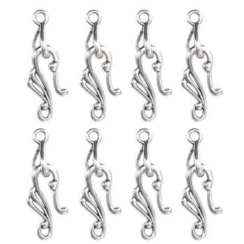

20 Pcs/Pack S Shape Hook Jewelry Accessories DIY Fit Necklace Bracelet Jewelry Findings Making Wholesale For Women