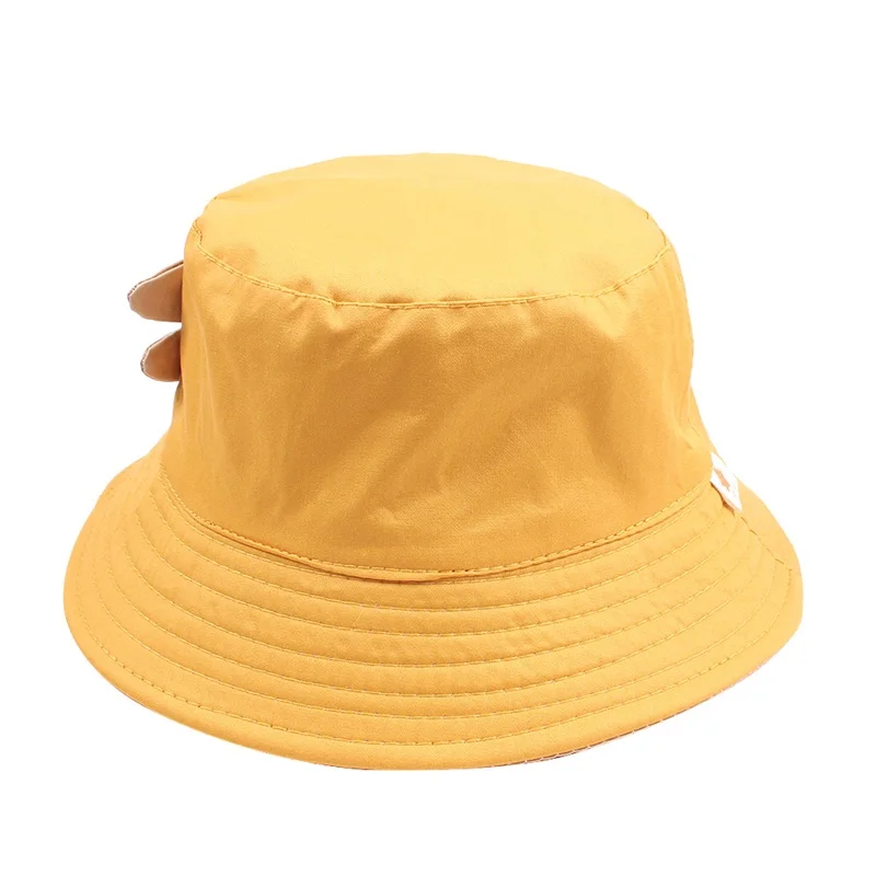 2019 Cartoon Dinosaur Baby Sun Hat Wide Brim Sun Protect Boys Cap Reversible Baby Girls Summer Hat 2-5 Years Baby Boys Clothing (28)