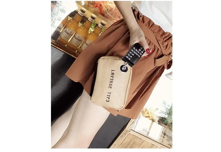 NIGEDU Luxury mini flap bag women chains Crossbody bag Fashion Designer rivet girls Handbag female Shoulder bag Clutch wallet (23)