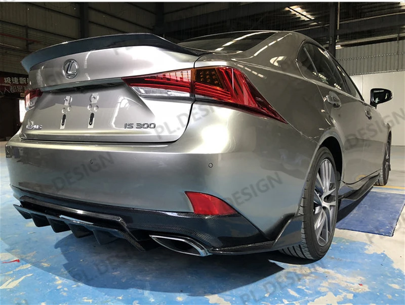 Реальные углеродного волокна багажник спойлер крыло для Lexus IS200 IS250 IS350 IS300 AWD/IS200T все модели- заднее крыло спойлера