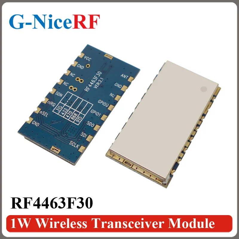 2 шт./лот RF4463F30 1 Вт 30dBm Si4463 чип 433 МГц Встроенный FSK беспроводной rf-модуль