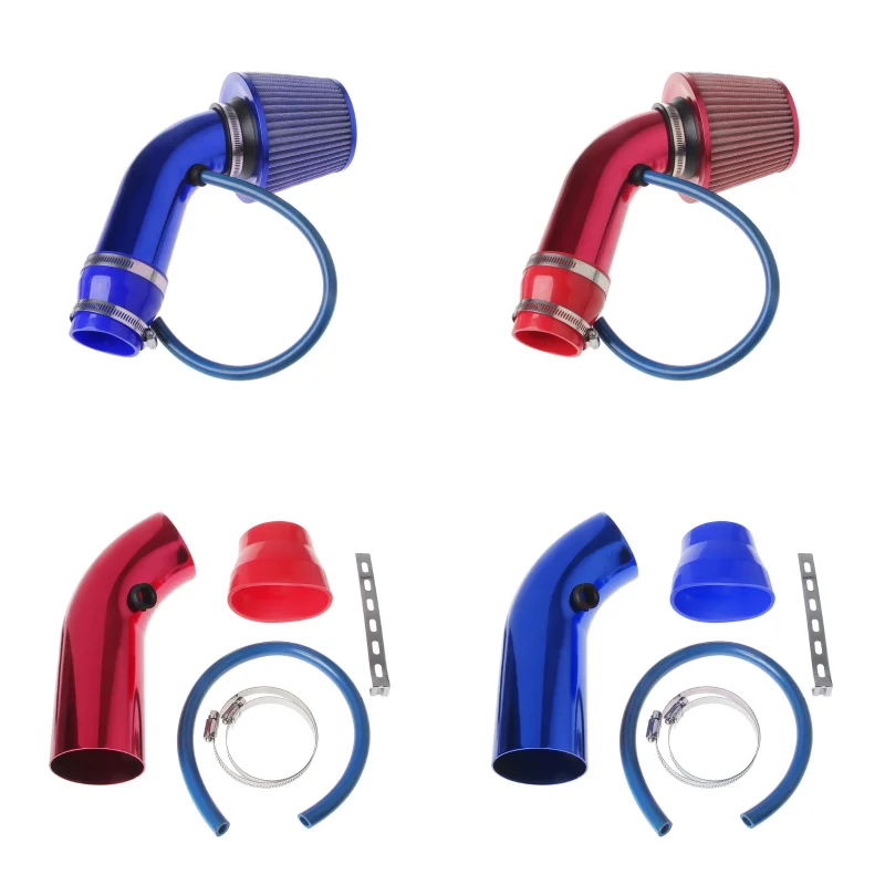 Universal de Filtro Kit de Tubulação de Indução de ar 3 para Carro Frio Sistema 76mm 2 frio, 76mm 3