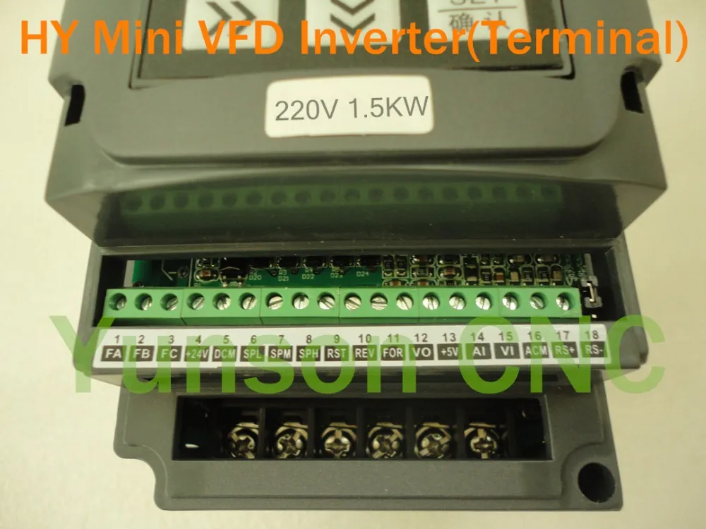 YM 220v vfd 1.5kw termi ali