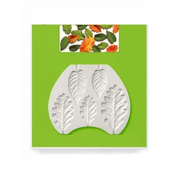 

Aouke Mulberry leaves Silicone Decorating Molds Cake Silicone Mold Sugarpaste Candy Chocolate Gumpaste Clay Mould Q033