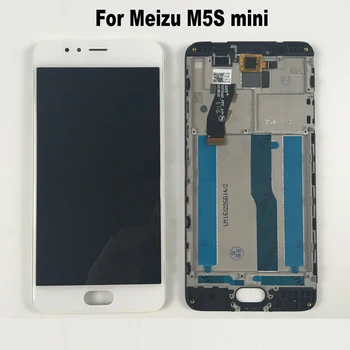 

High Quality New Tested Digitizer Touch Screen + LCD Display Assembly with Frame For Meizu M5S mini Meilan 5S Black / White