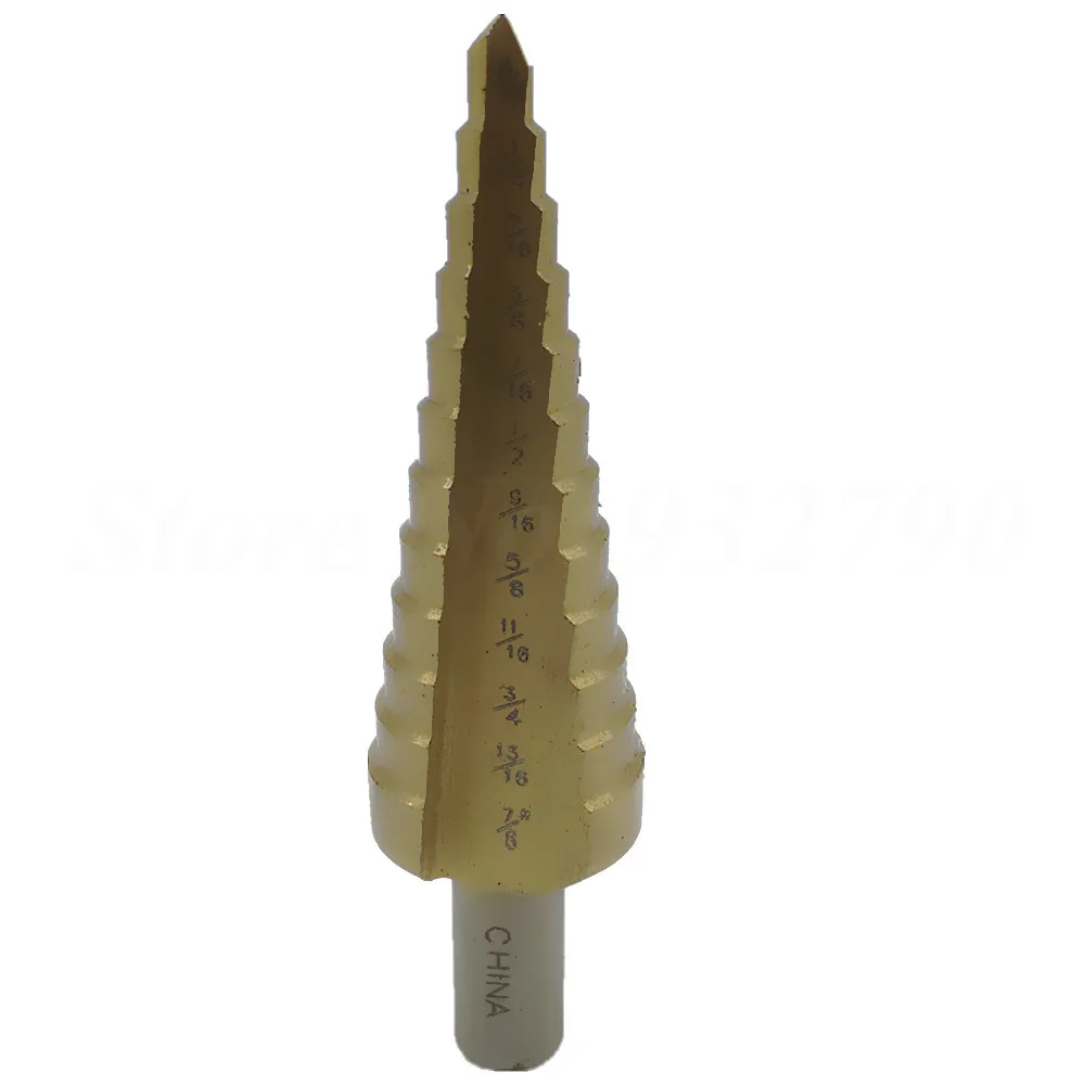 4-32mm high Speed 10-45mm HSS Step Cone Drill Titanium Steel Metal Hole Cutter