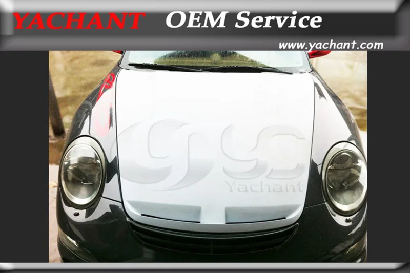 

Car-Styling Fiber Glass FRP Body Kit Hood Bonnet Fit For 2005-2011 Porsche 987 Boxster Cayman 911 997 TA Style Hood Bonnet