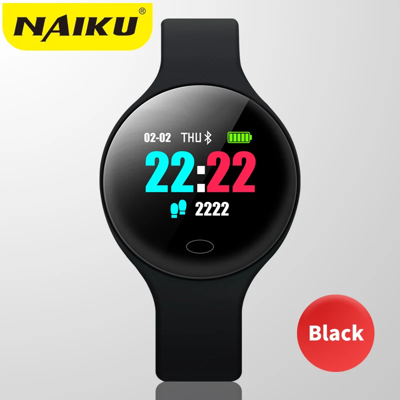 

NAIKU Smart Watch Men Women Sports Fitness Activity Tracker IP67 Waterproof Vibration Alarm Clock smartwatch for IOS Android