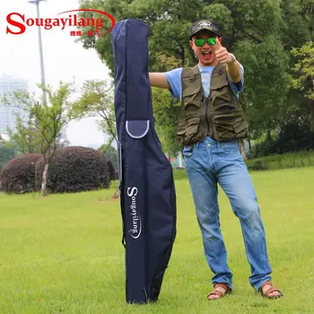 

Souyilang 1.7m Blue Fishing Bag Multi-function Wear-resisting Fishing Bag Large Capacity Lure Rod Fishing Tackle Bag Package