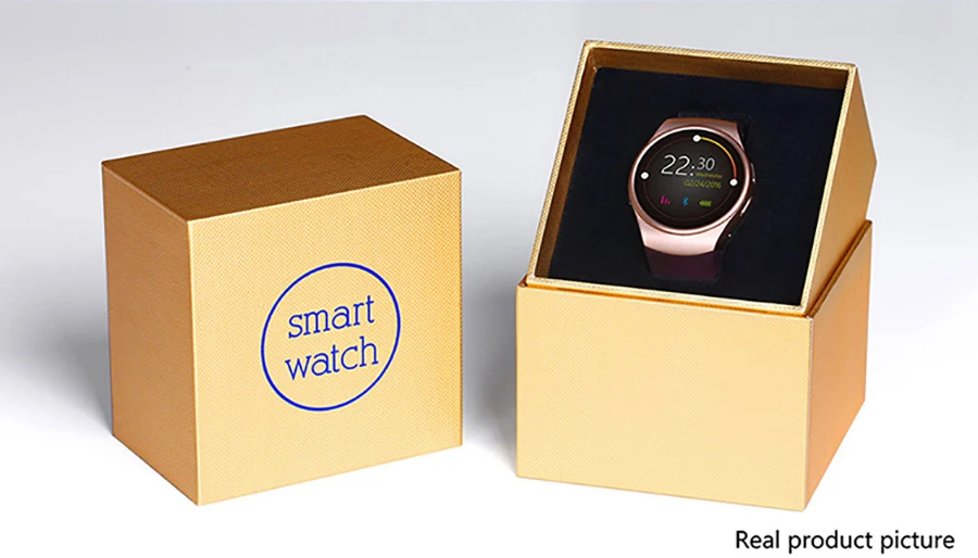 KOSPET KW18 Bluetooth smartwatch для мужчин полный экран Поддержка SIM 1," сенсорный экран MTK2502C бизнес смарт часы телефон