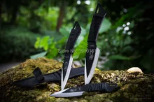 (3pcs in 1Sets) !! Hunting Knives Outdoor camping Survival Knife 440C Stainless Steel Sheath knife fixed balde knife daving