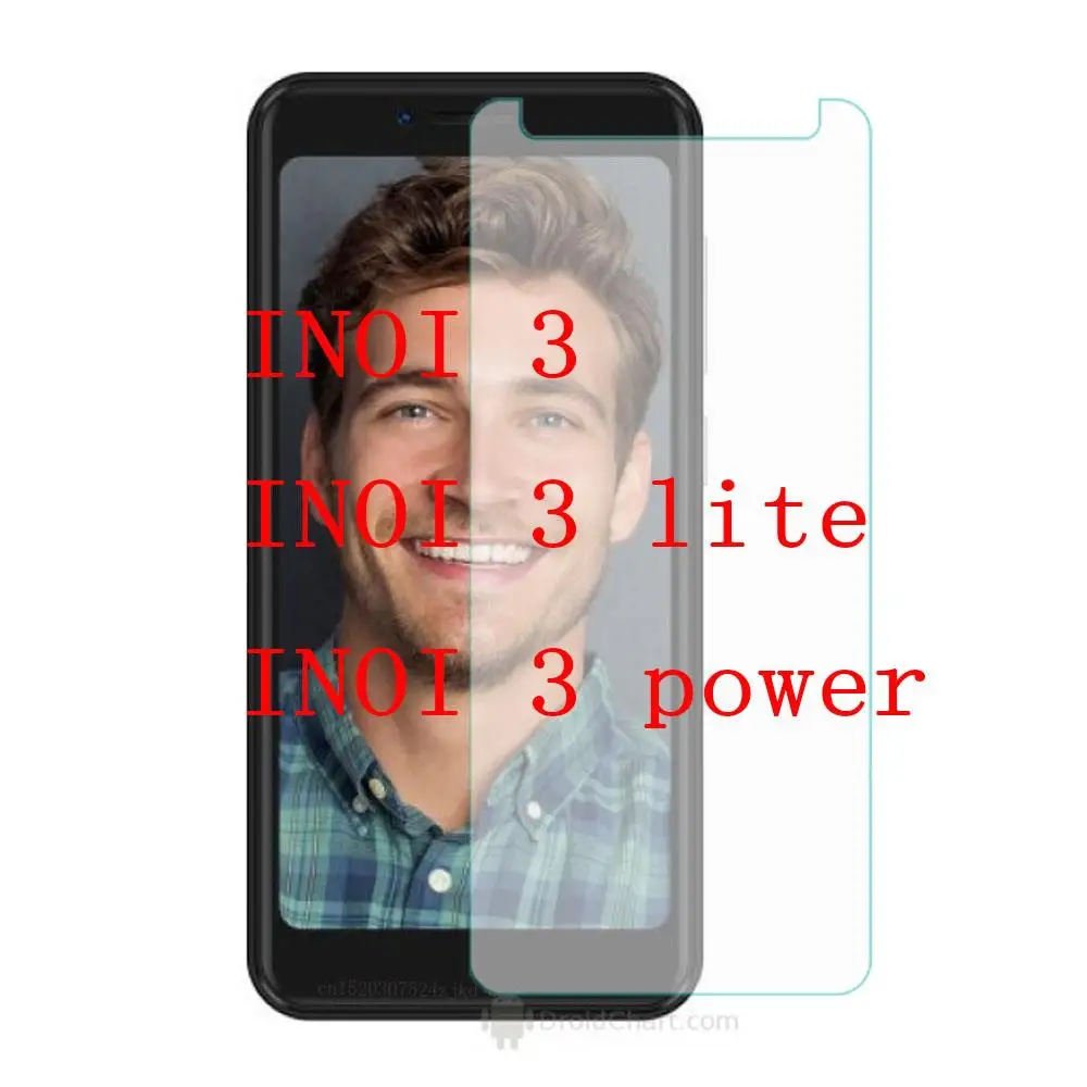

NEW Screen Protector phone For INOI 3 power 3 phone Tempered Glass SmartPhone Film Protective Screen Cover For INOI 3 lite