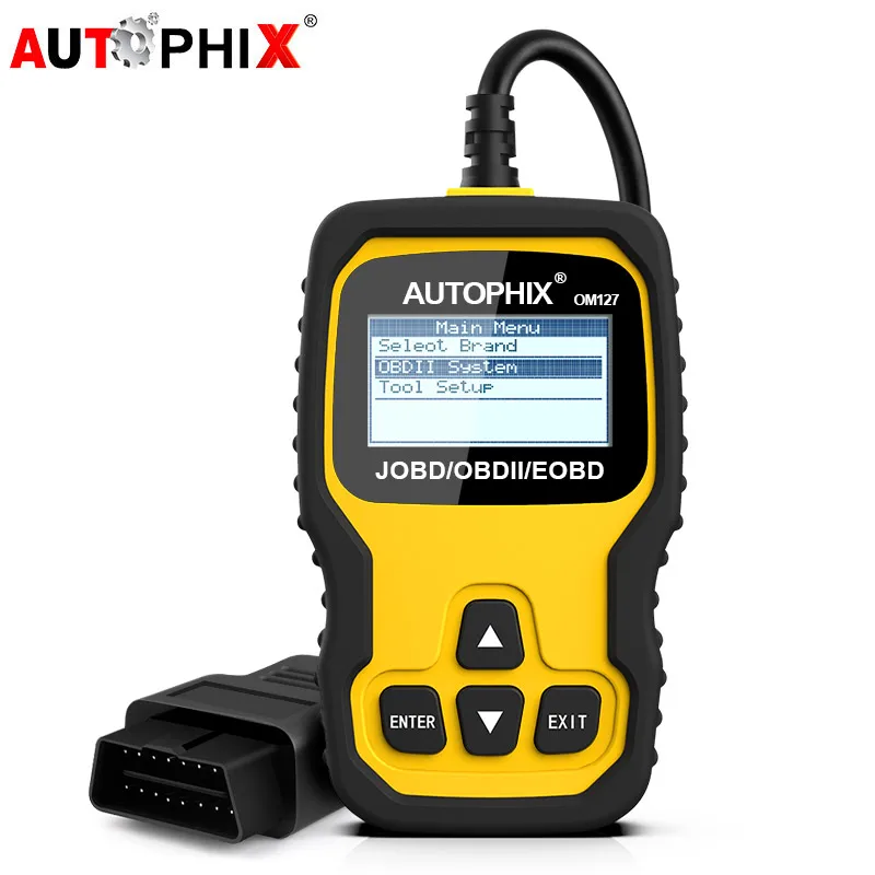 Autophix OM127 Obd2 автомобильный диагностический инструмент OBDII EOBD JOBD код считыватель авто анализатор двигателя сканирование Obd 2 Автомобильный сканер PK ELM327