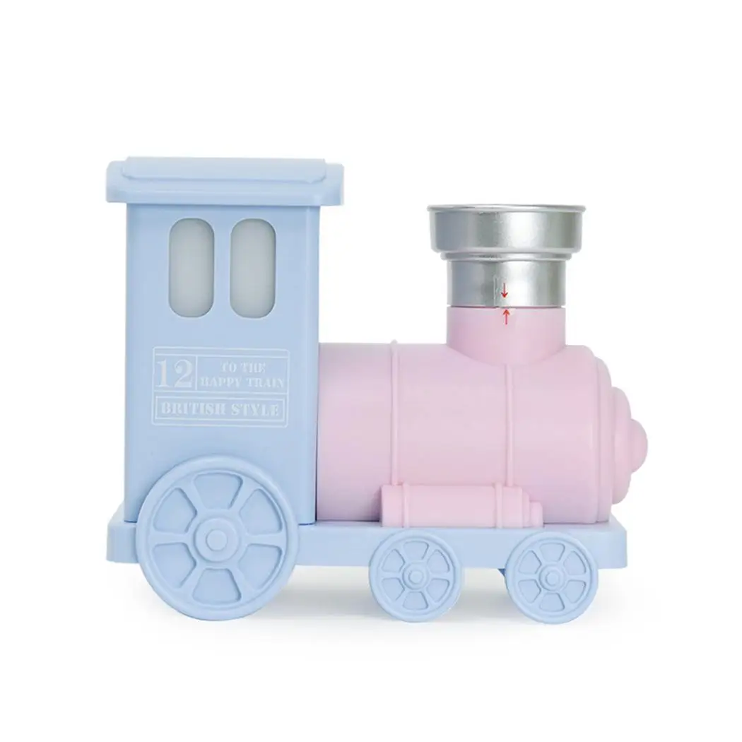 

90ml Mini Train Humidifier USB Mute Aromatherapy Humidifiers Office Desktop Portable Aroma Essential Oil Diffuser Air Purifier