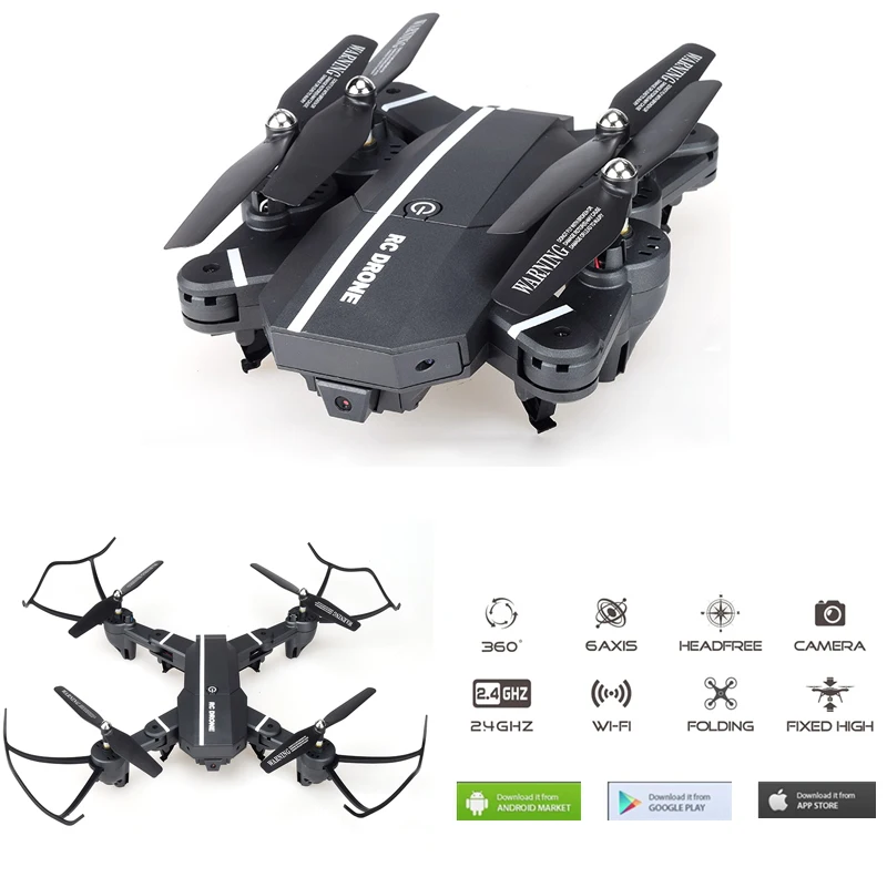 Newest Foldable Drone With 2.0mp Camera Remote Control Helicopter Rc Drones Quadcopter Remote Control Toy For vs Xs809 Xs809w