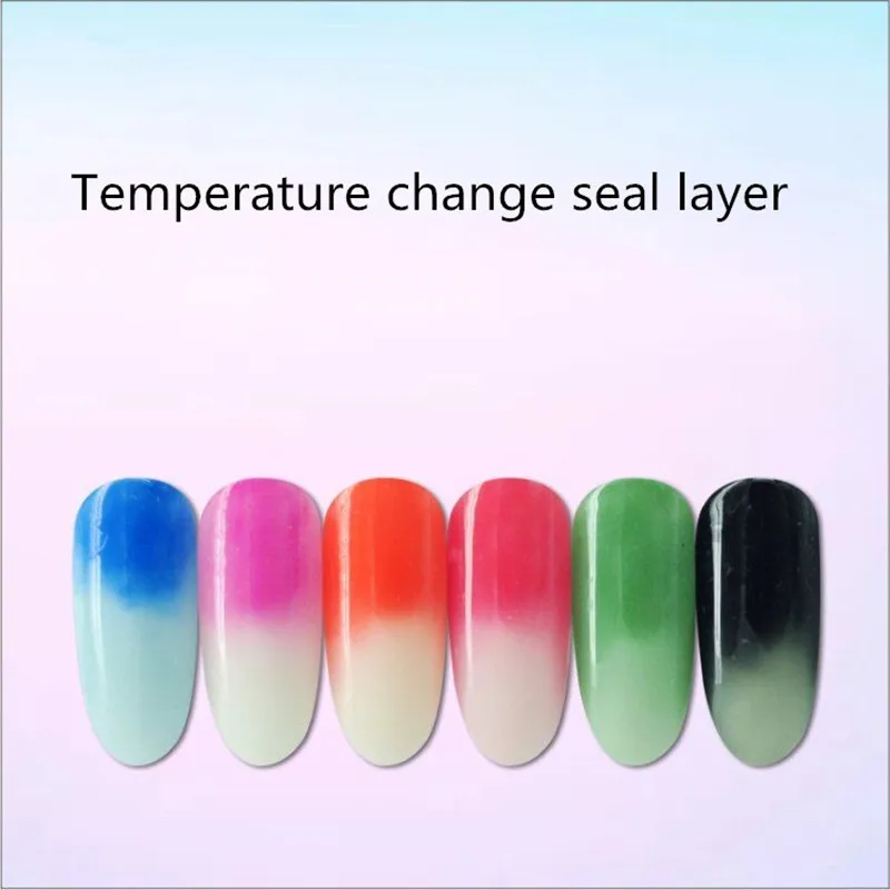 Temperature change gel polishcolor gel polish 6 colors 10ml bottle UV