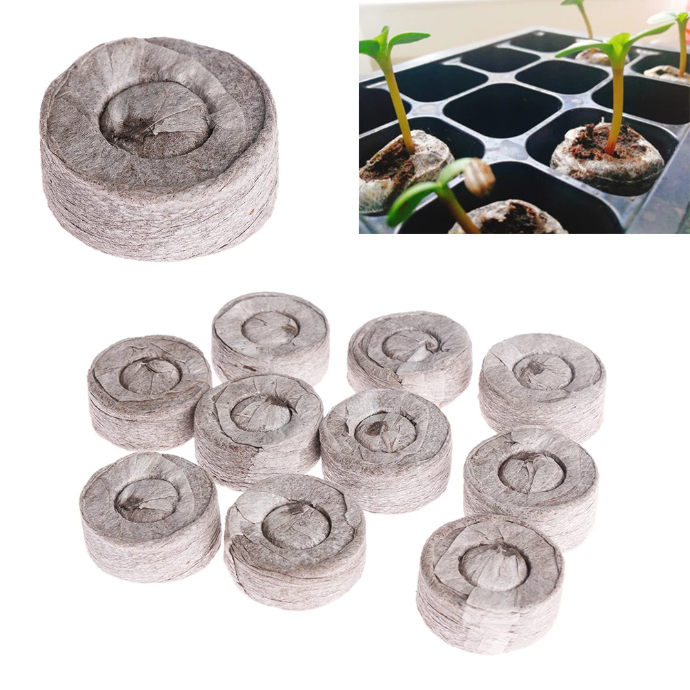 

Garden Supplies Compressed Block Gardening Tool Potted plant Seed Nursery Pot Nutritional Soil Peat Pellets Home&Garden Supply