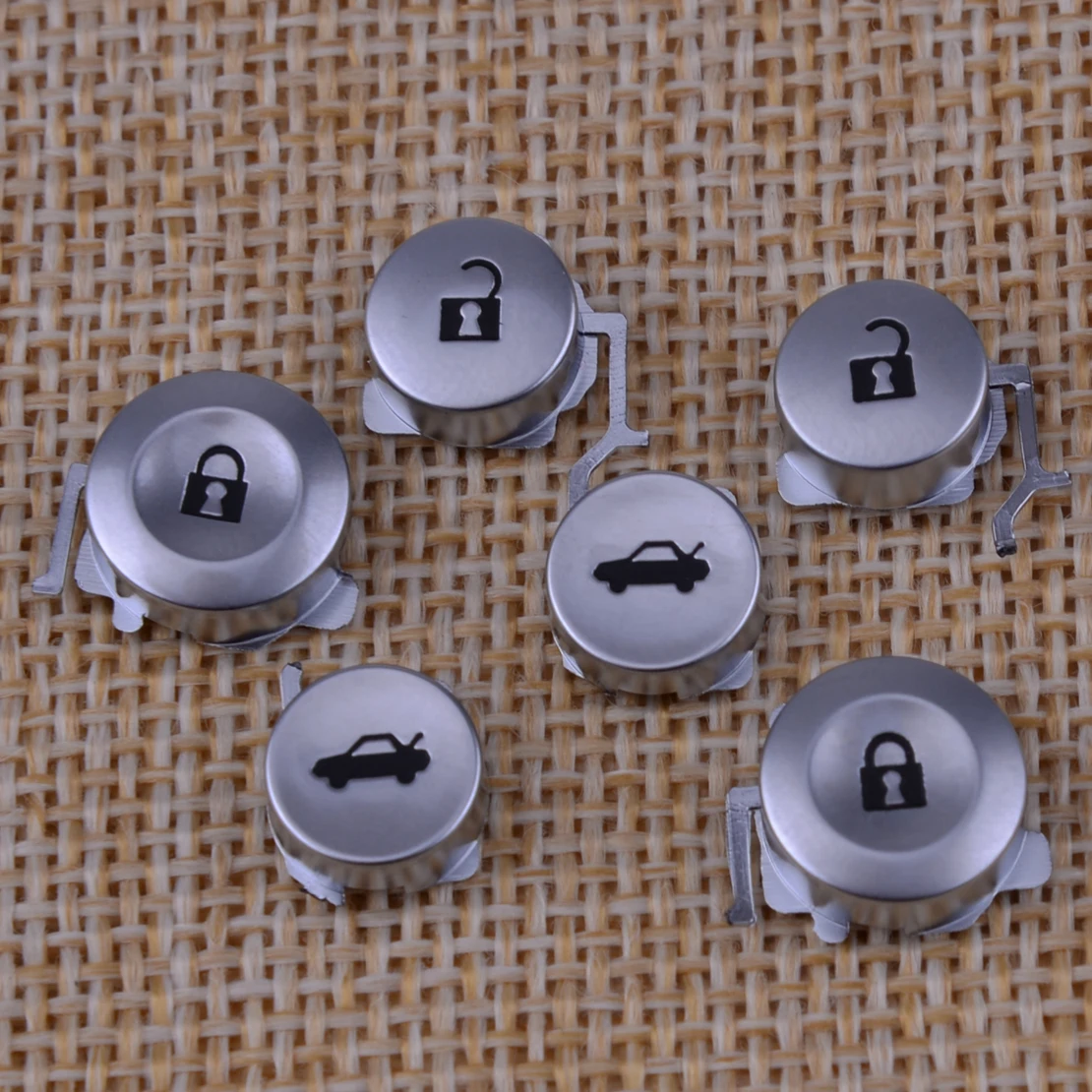 

CITALL New 2 Pairs 3 Buttons Car Remote Key Pad FOB Kit Replacement Accessories Fit for Honda Civic Accord Jazz CRV HRV