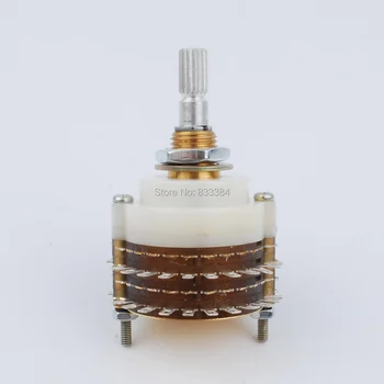 

Free shipping New 2pc 2 Pole 23 Step Rotary Switch Attenuator Volume Control Pot Potentiometer DIY