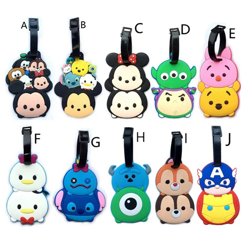 

Classic Lovely Cartoon TSUM Luggage Tag Travel Accessories Portable Suitcase Label ID/Address Baggage Labels Boarding Tags