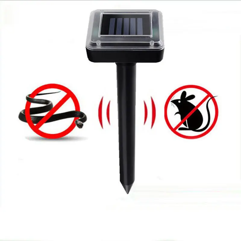 1Pcs Ultrasonic Mice Mouse Snake Repeller Solar Battery Effective Range
