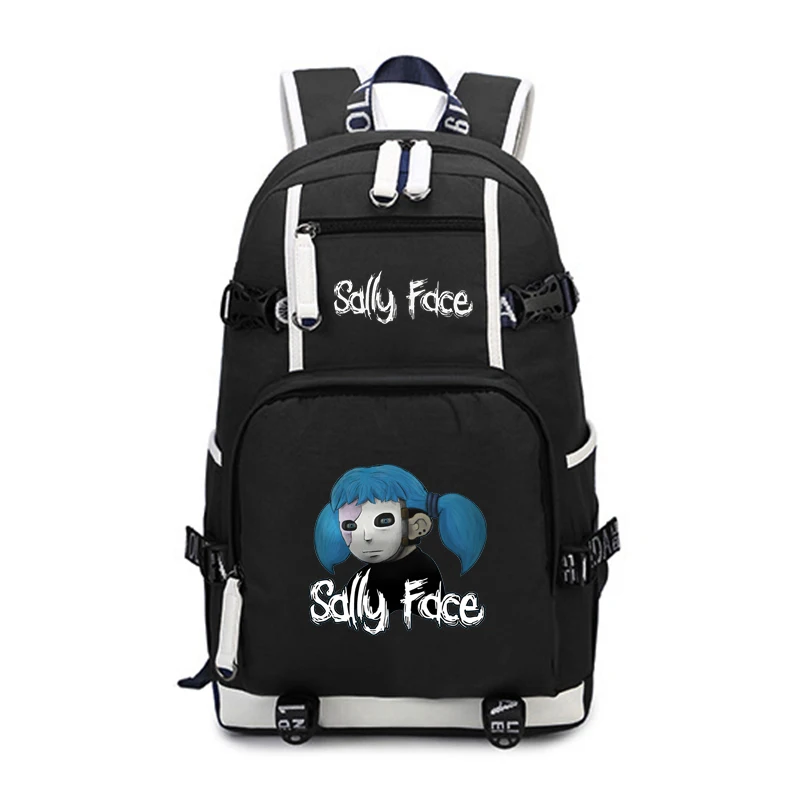 Модный рюкзак Sally Face Детский Повседневный для мальчиков и девочек школьная сумка