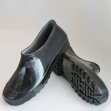 2016 Sonderangebot Erwachsene short black rubber rain Waschen schuhe angeln boot herren kurze röhre Garten schuhe galoschen