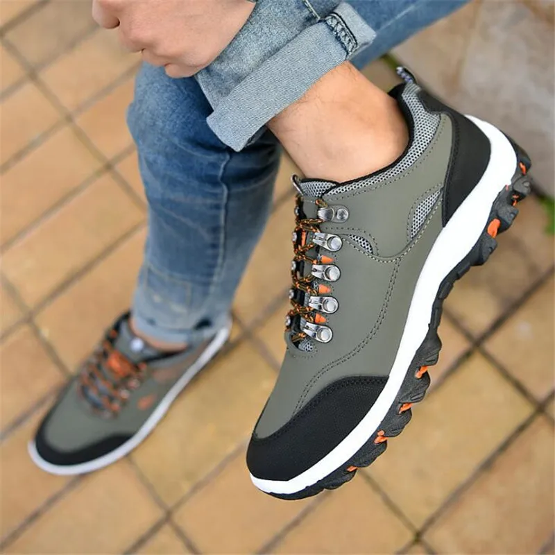 

Spring and autumn new men's hiking shoes waterproof outdoor non-slip men's shoes breathable sneakers shoes Zapatillas de deporte