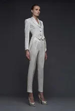 Women Pant Suits Ladies Custom Made Formal Business Office Tuxedo Jacket+Pants Suits Female Office Uniform