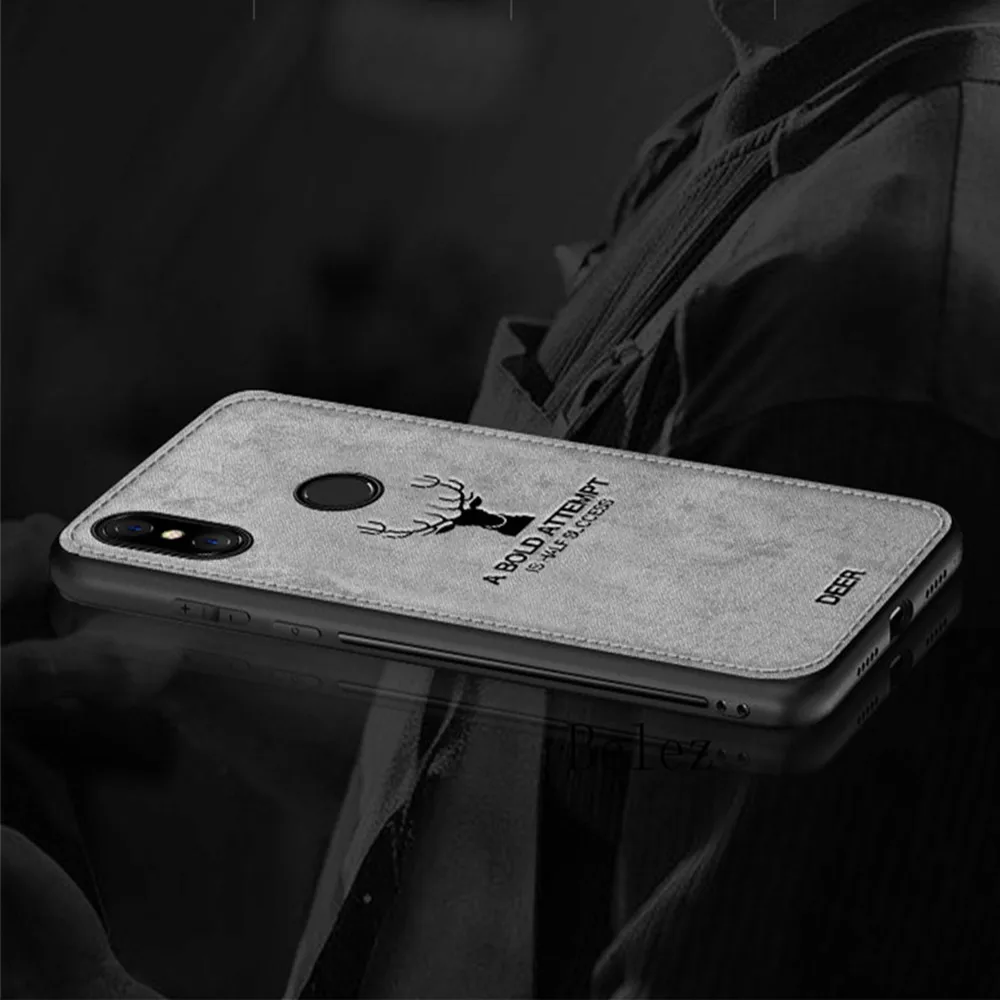 Fabric Cloth Silicone Phone Case On For Xiaomi Mi 8 Redmi 5 Plus 23