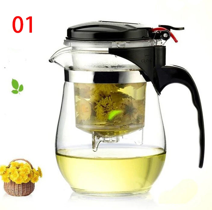 Heat Resistant Glass Teapot Tea Set Kettle Coffee Glass Tea Pot