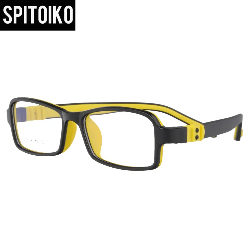 

SPITOIKO TR90 and silicon Children's light rectangle optical frames prescription myopia eyewear 201