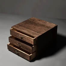 Пинни деревянный Пу эр чай канистра Защита окружающей среды ретро коробка для чая кунг-фу аксессуары для чая торт контейнер для хранения