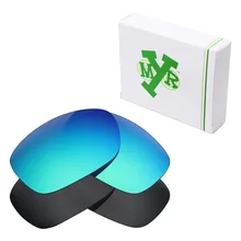 2 пары Mryok поляризованные Сменные линзы для солнцезащитных очков-oxley Ten невидимые черные и изумрудно-зеленые