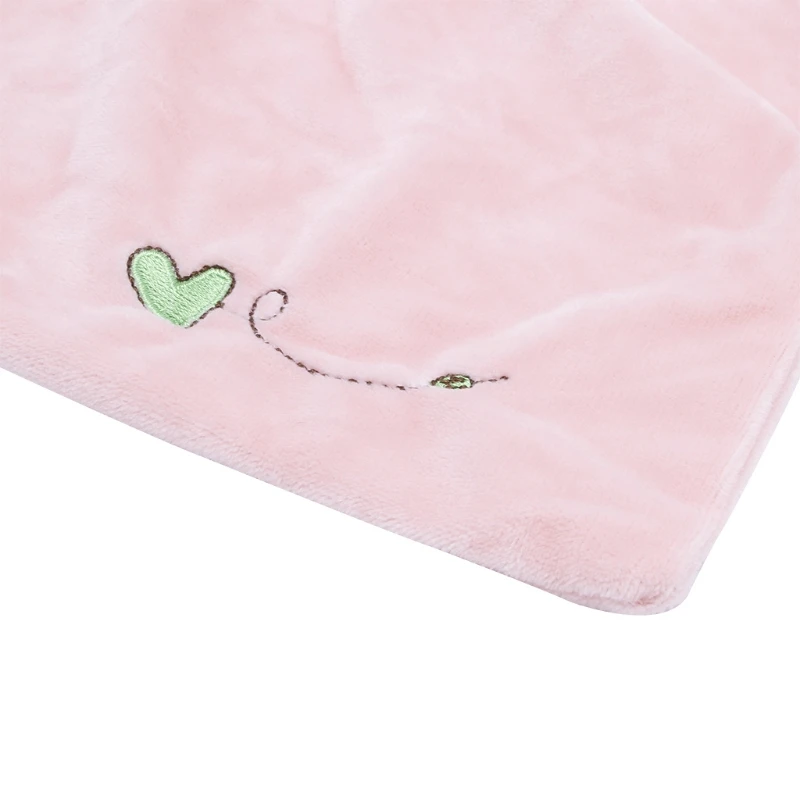Медведь, детское полотенце, одеяло, плюшевое мягкое моющееся одеяло, мягкая гладкая игрушка(розовый/ярко-розовый, произвольно