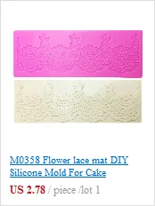 M1020 DIY Sugarcraft новейшая рамка силиконовая форма помадка форма для украшения торта инструменты форма для шоколадной мастики