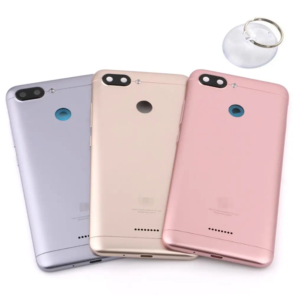 

Battery Cover for xiaomi Redmi 6 6A Back Housing Cover Battery Rear Door Case Replacement with Suction Cup Open Tool