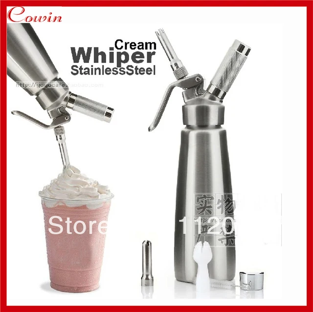 Free Shipping stainless steel 500ml Cream Whipper Foam cream Maker