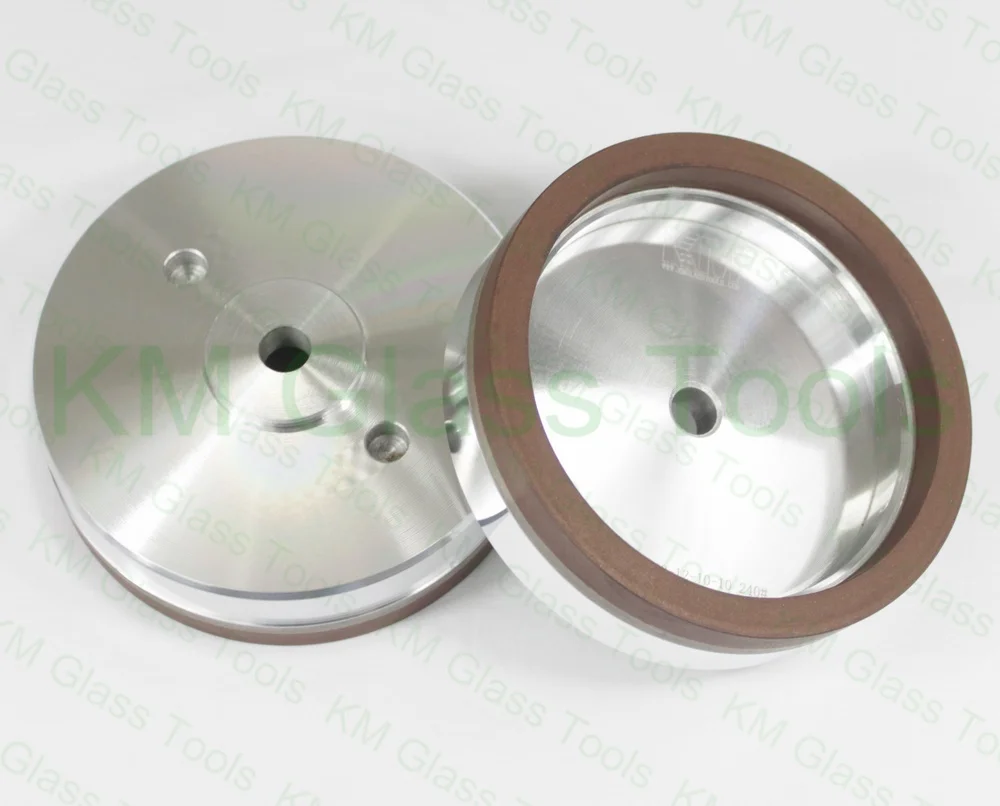 

Special price ! Resin wheels R1-CC5-D150/130 xd-10x10 for Glass Straight-line Edging,Variable miter,Double edging machine Bottom