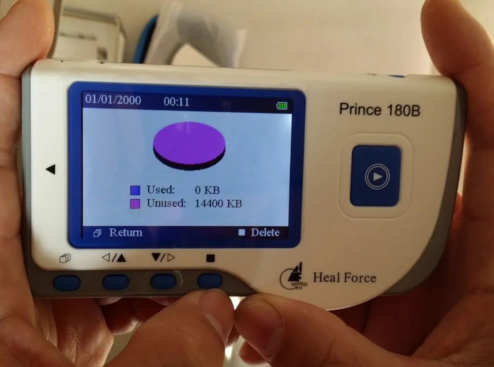 Ручной монитор сердца непрерывного измерения цветной экран программное обеспечение usb Heal Force Prince 180B портативный бытовой Heart ЭКГ