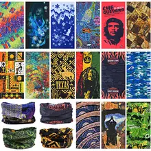 На открытом воздухе Спорт Туризм шарфы унисекс шеи трубки Harley маски для лица Череп бесшовные бандана Кемпинг Рыбалка повязка для головы Защита от солнца шарф