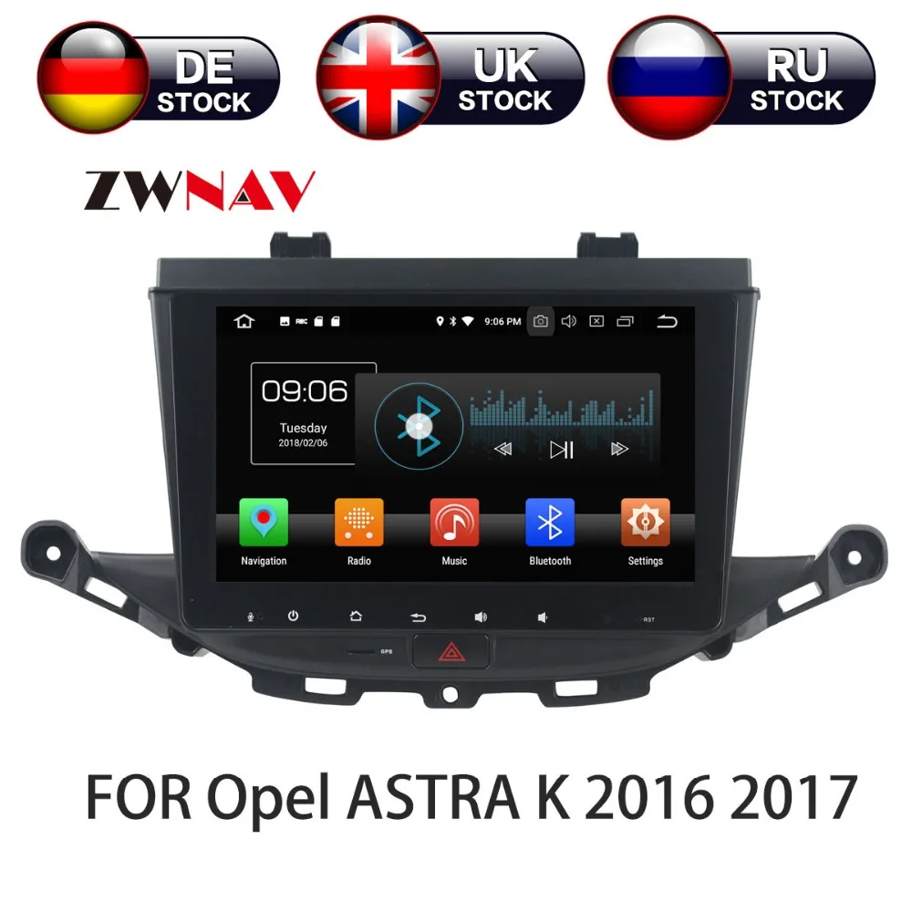 

Android 9 4+32G Car no DVD Player GPS navigation For Opel ASTRA K 2016 2017 headunit multimedia player tape recorder