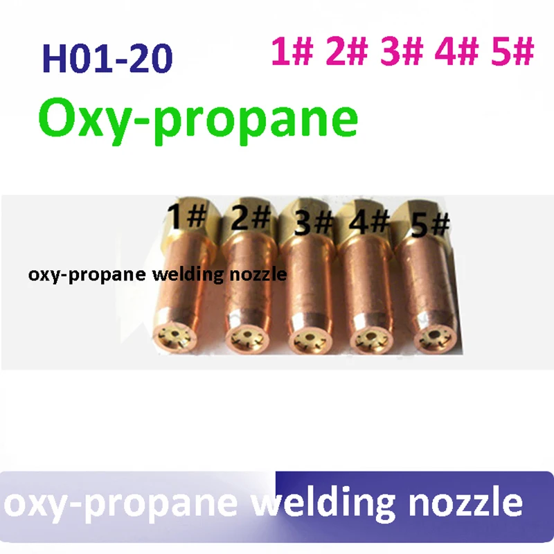 

oxy-propane welding nozzle 5pcs/lot H01-20 welding tip for H01-20 welding torch