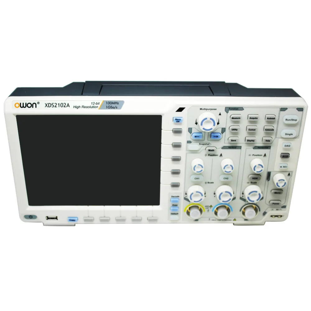 Owon Xds2102a 100mhz 12 Bits High Resolution Adc Digital Oscilloscope